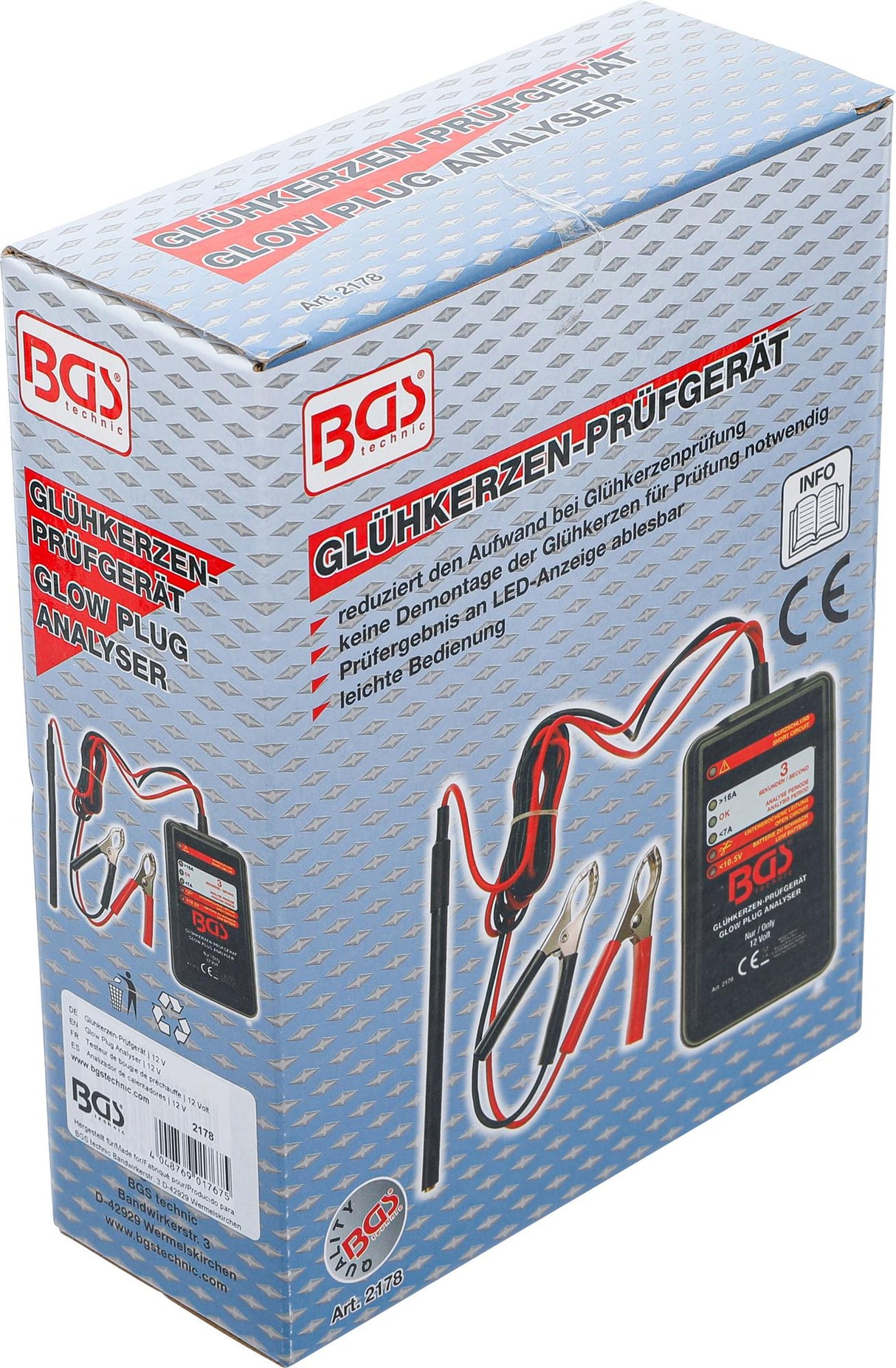 GLOW PLUG ANALYSER | 12 V (2178)