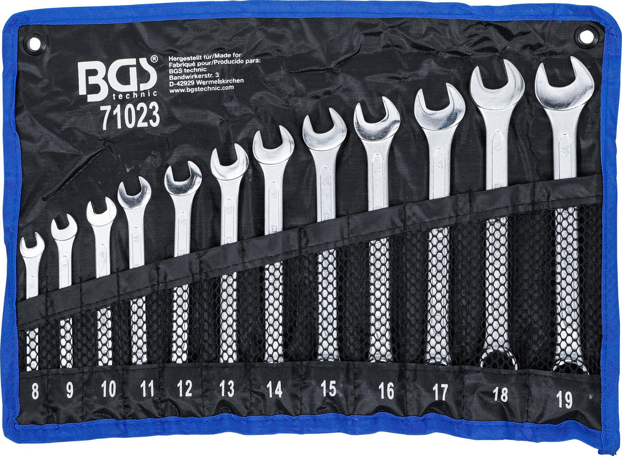 COMBINATION SPANNER SET | 8 - 19 MM | 12 PCS. (71023)