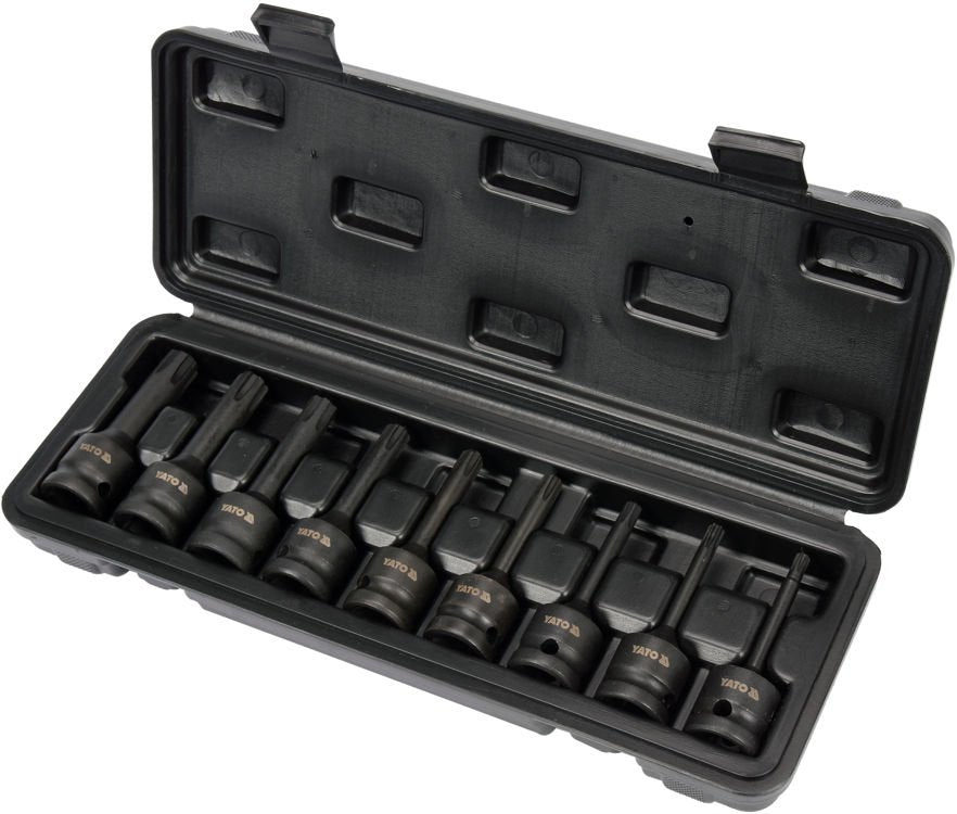IMPACT BIT SOCKET SET RIBE 1/2" 9PCS (YT-10681)