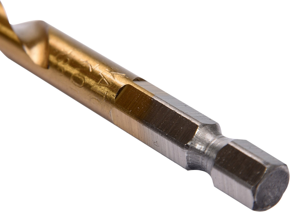 METAL DRILL WITH HEX SHANK 7,0MM TITAN (YT-44766)