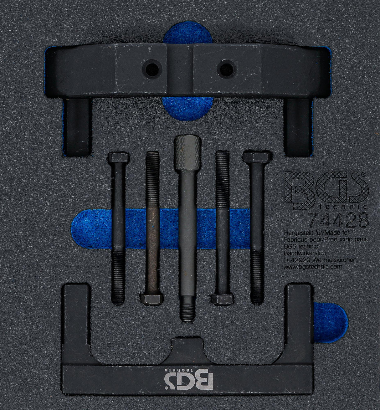 TOOL TRAY 1/6: ENGINE TIMING TOOL SET | FOR VAG 4.0 FSI, TFSI (74428)