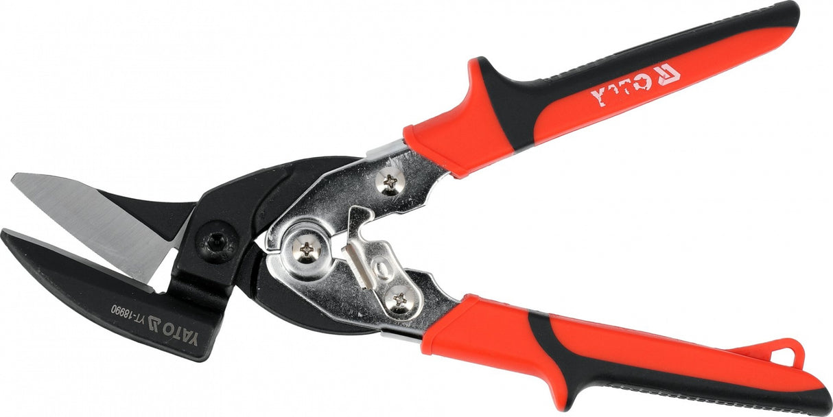 UNIVERSAL SHEET METAL SNIPS | FOR SHORT, STRAIGHT, AND CURVED CUTS | 270 MM (YT-18990)