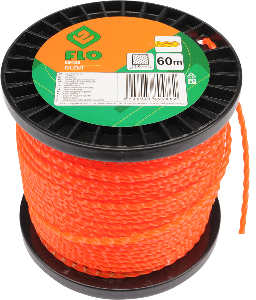GRASS TRIMMER LINE 3.0MMX60M SILENT (89486)