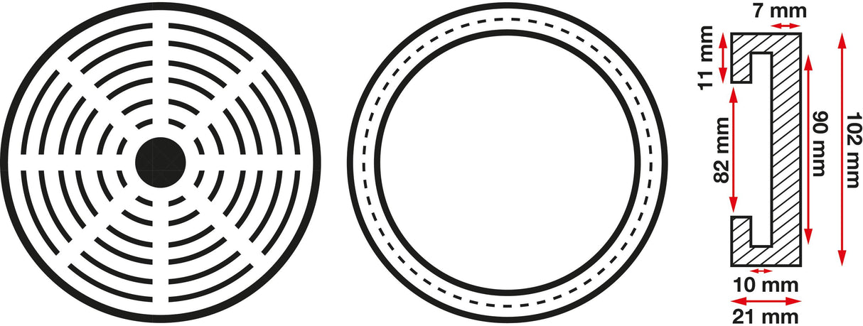 RUBBER PAD | FOR AUTO LIFTS | Ø 100 MM (6470)