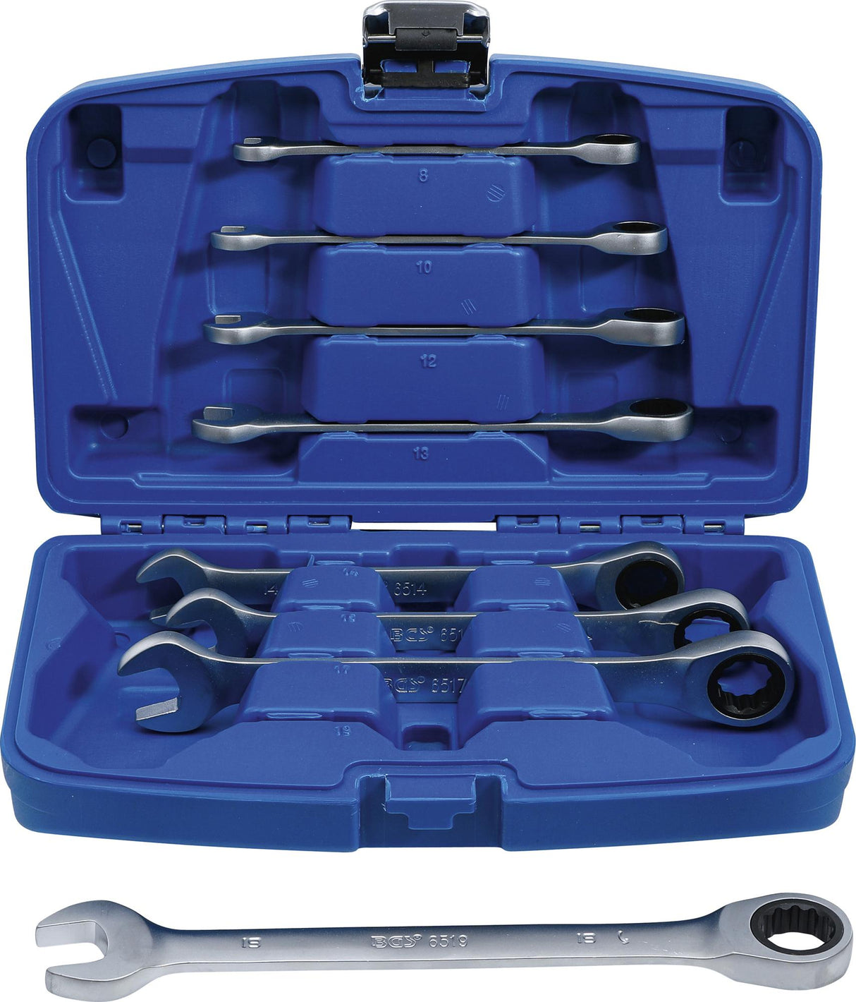 RATCHET COMBINATION WRENCH SET | 8 - 19 MM | 8 PCS. (6540)
