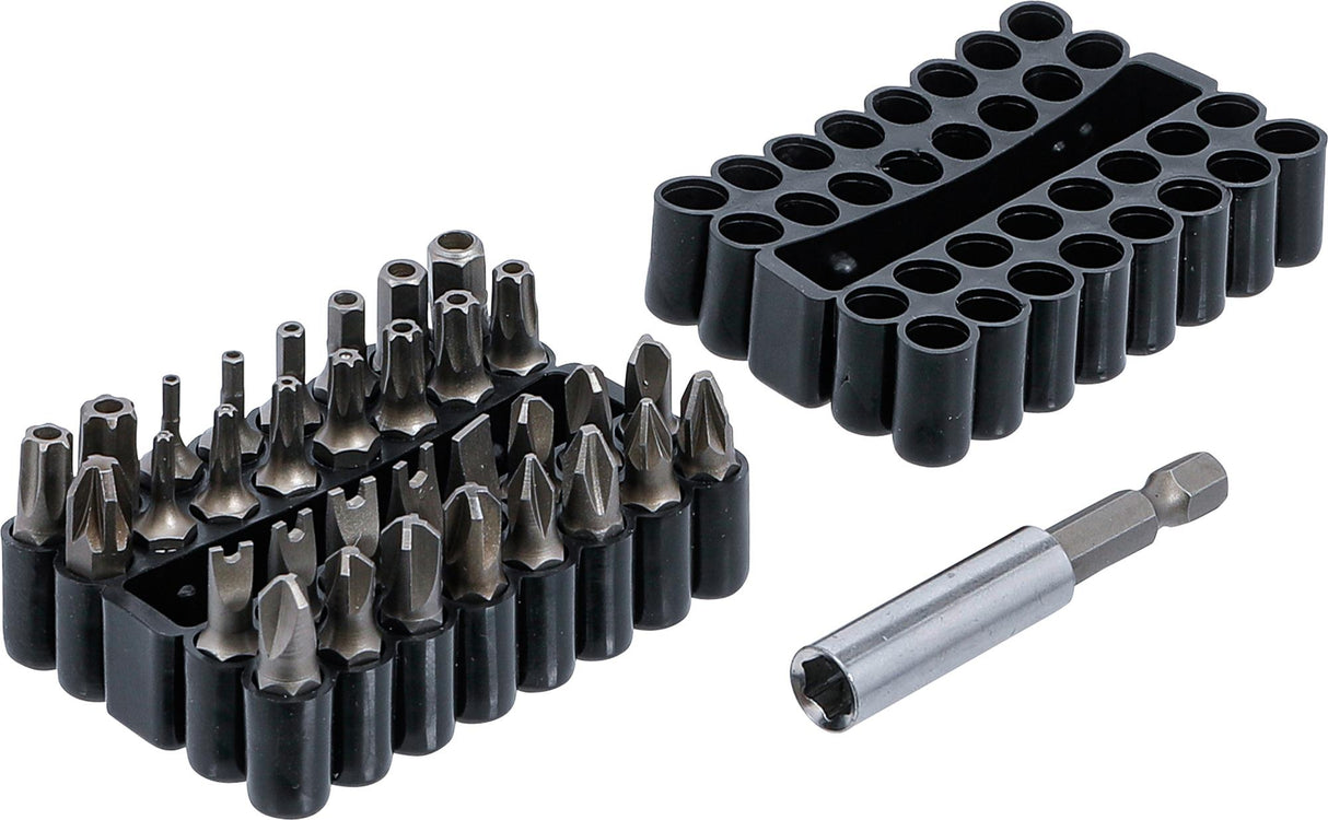 BIT SET | SHORT | 6.3 MM (1/4") DRIVE | VARIOUS TYPES | 33 PCS. (763)
