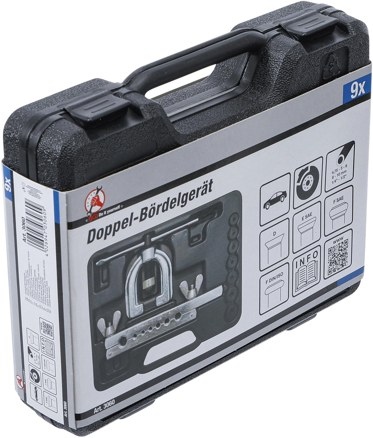 DOUBLE FLARING TOOL KIT | 9 PCS. (3060)