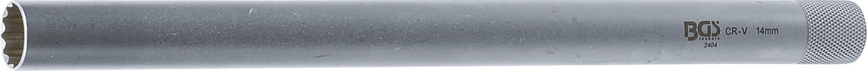 SPARK PLUG SOCKET, 12-POINT, EXTRA LONG | 10 MM (3/8") DRIVE | 14 MM (2404)
