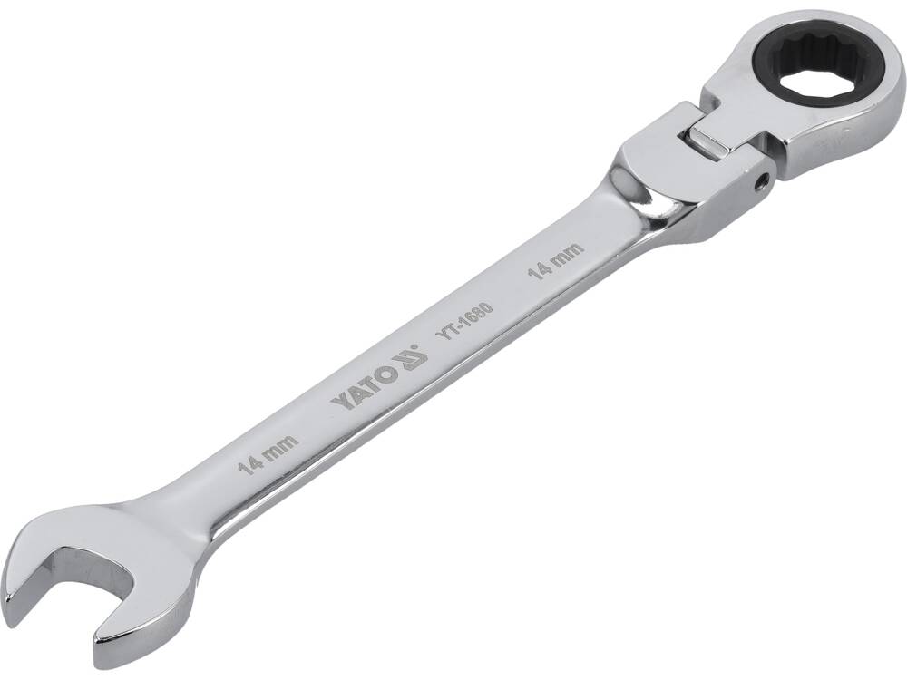 FLEX. RATCHET COMBINATION WRENCH 14MM (YT-1680)