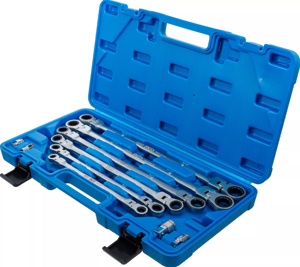 DOUBLE SWIVEL HEAD RATCHET WRENCH SET | 8 - 19 MM | 10 PCS. (1541)