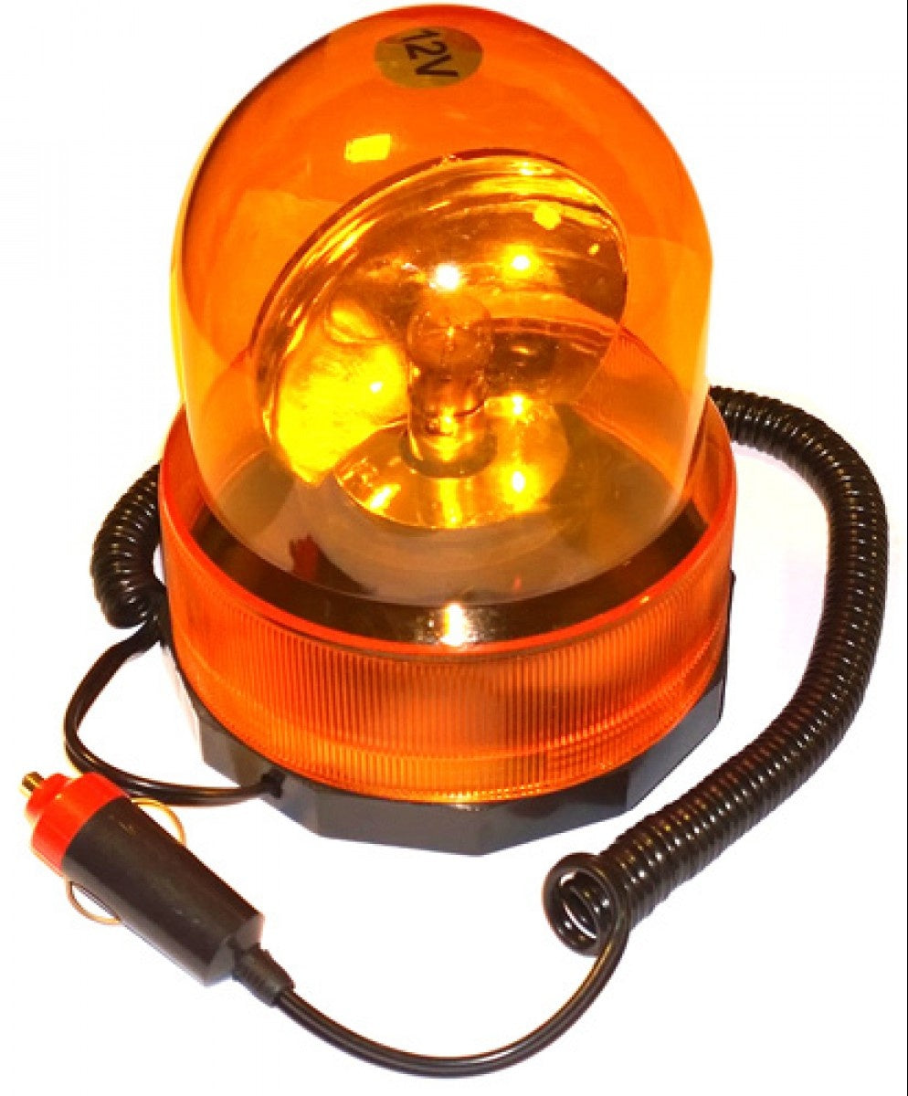 MAGNETIC WARNING LIGHT 360° | YELLOW LIGHT | H1 BULB / 12V (FE360)
