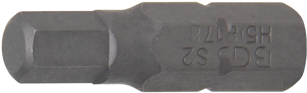 BIT | LENGTH 25 MM | 6.3 MM (1/4") DRIVE | INTERNAL HEXAGON 5 MM (8178)
