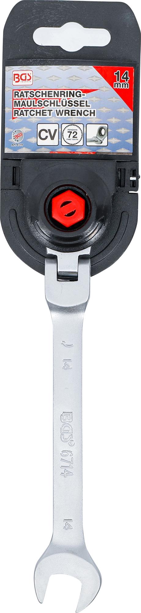 RATCHET COMBINATION WRENCH | ADJUSTABLE | 14 MM (6714)