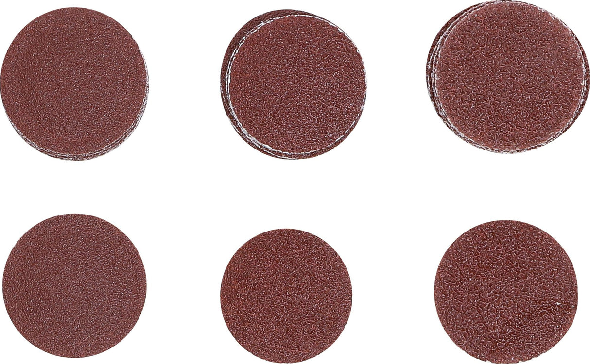 SANDING PADS FOR ECCENTRIC SANDERS | Ø 30 MM | K 60 - 80 - 120 | 30 PCS. (70193)