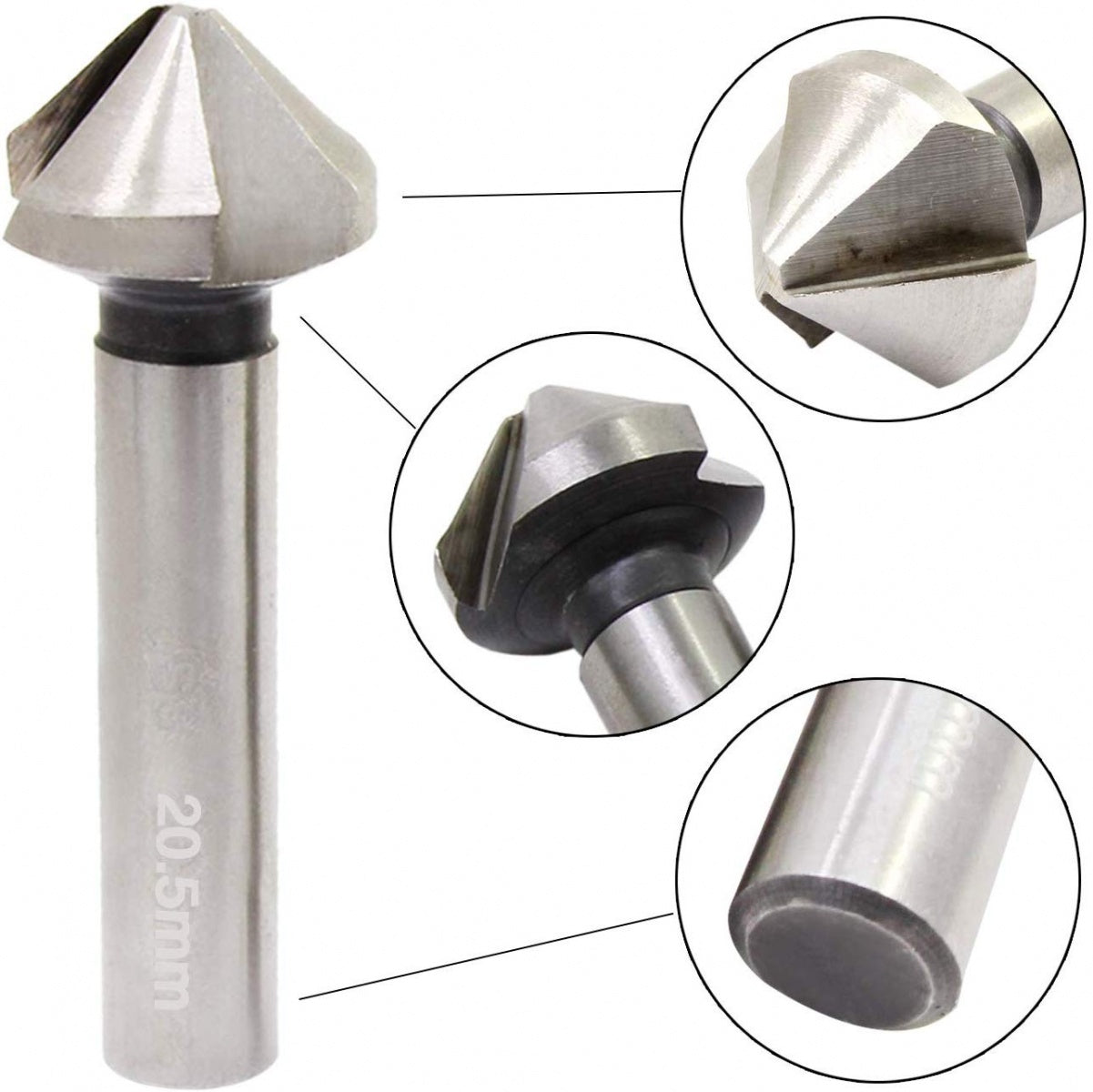 COUNTERSINK DRILL BIT SET | HSS | DIN 335 | 90° | 6 PCS. (SK1628)
