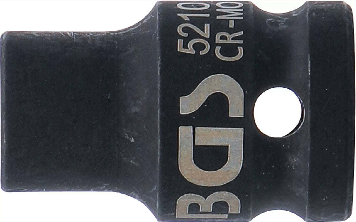 IMPACT SOCKET, HEXAGON | 12.5 MM (1/2") DRIVE | 10 MM (5210)