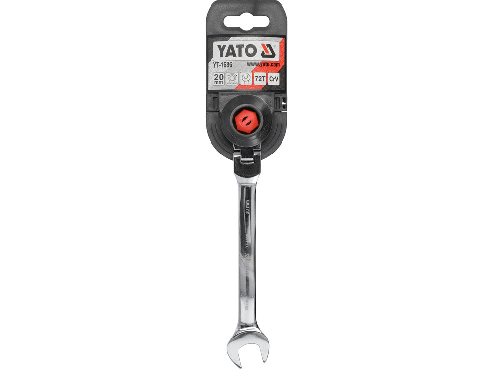 FLEX. RATCHET COMBINATION WRENCH 20MM (YT-1686)