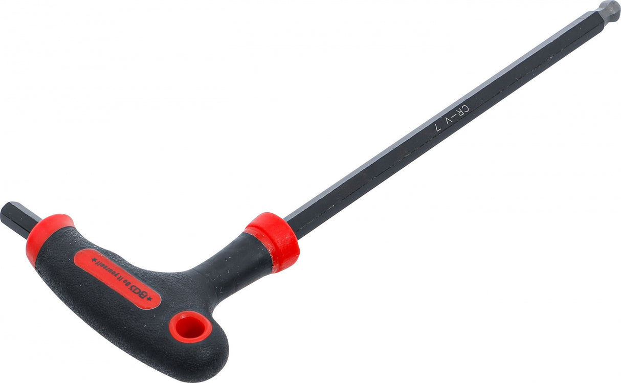T-HANDLE L-TYPE WRENCH | INTERNAL HEXAGON / INTERNAL HEXAGON WITH BALL HEAD | 7 MM (7882-7)