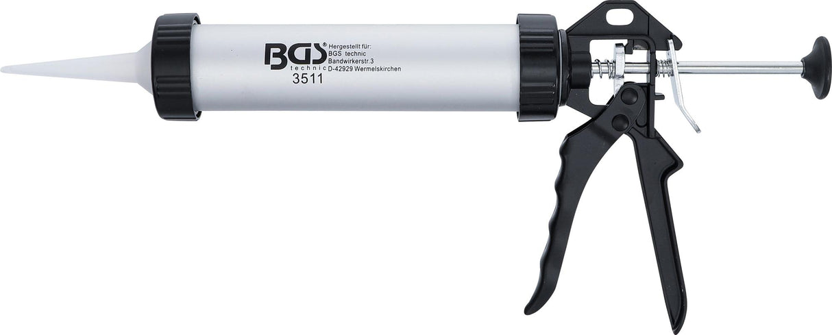 ALUMINIUM CAULKING GUN, FOR CARTRIDGES | 220 MM (3511)