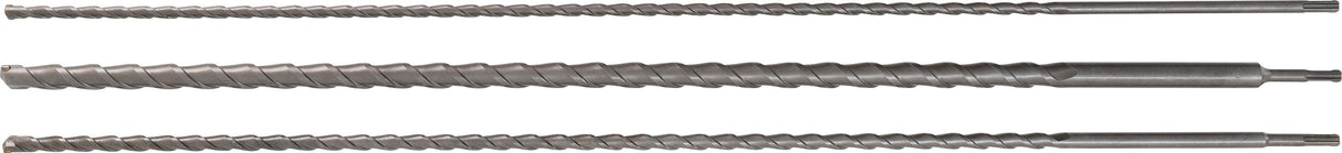 SDS DRILL BIT SET | SDS SHAFT | 12 / 16 / 24 MM | 3 PCS. (2012)