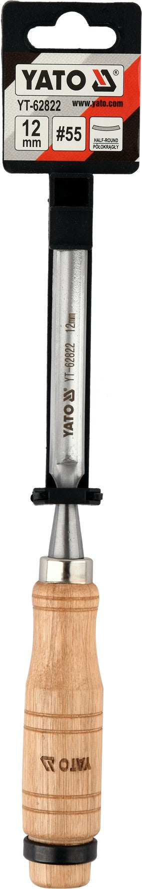 HALF-ROUND WOOD CHISEL 12MM (YT-62822)