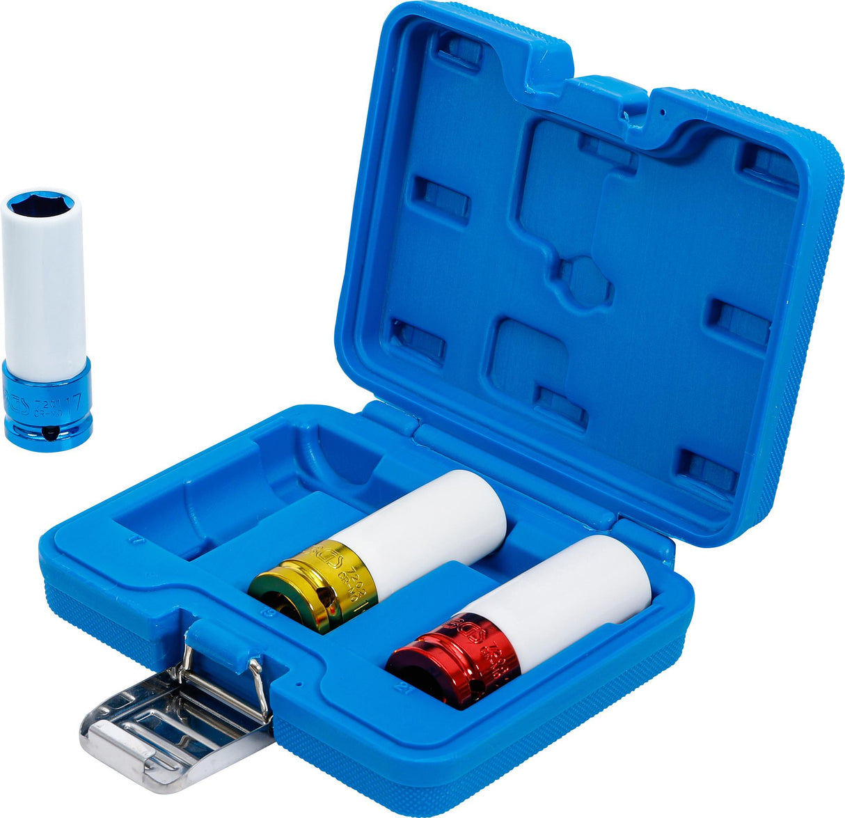 PROTECTIVE IMPACT SOCKET SET | 12.5 MM (1/2") DRIVE | 17 / 19 / 21 MM | 3 PCS. (7200)