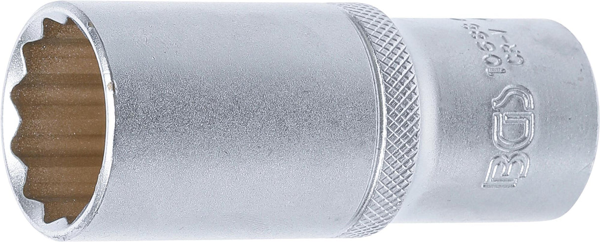 SOCKET, 12-POINT, DEEP | 12.5 MM (1/2") DRIVE | 24 MM (10688)
