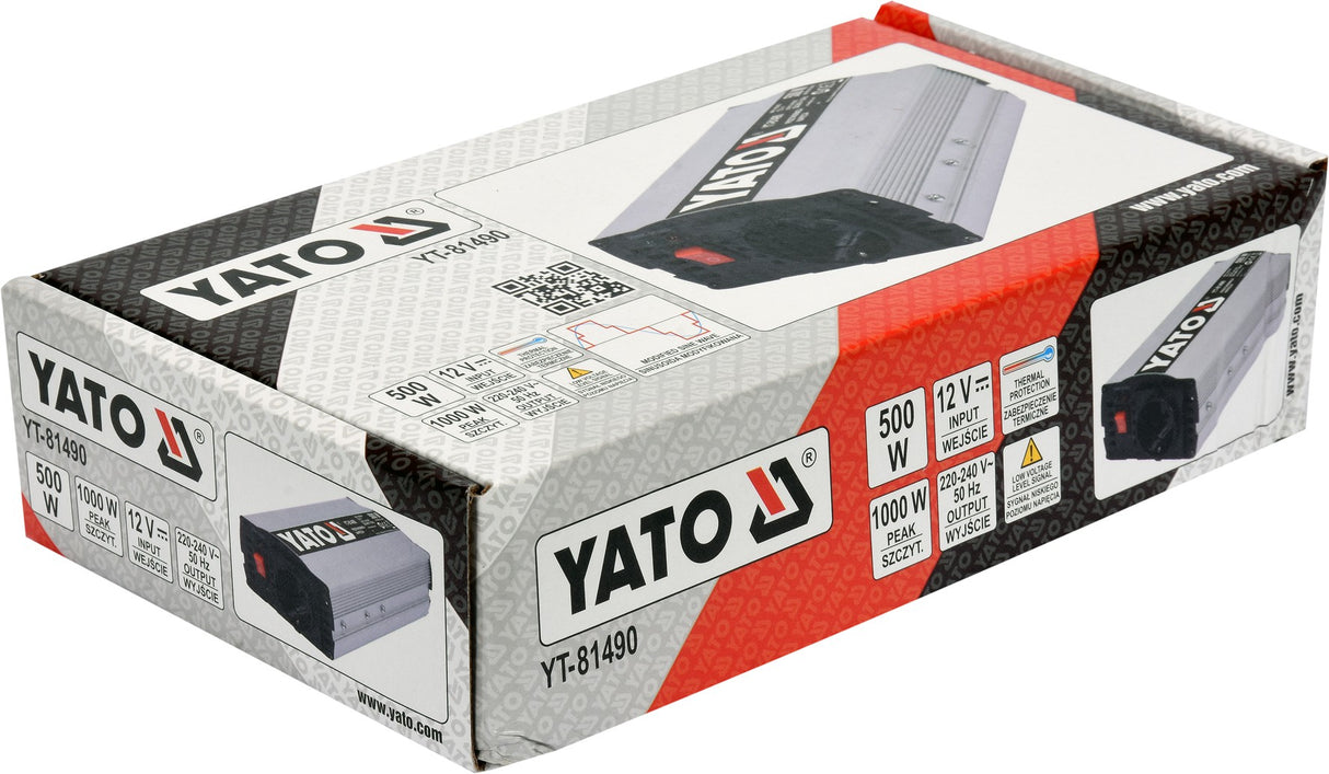 POWER INVERTER 12/230V 500W (YT-81490)