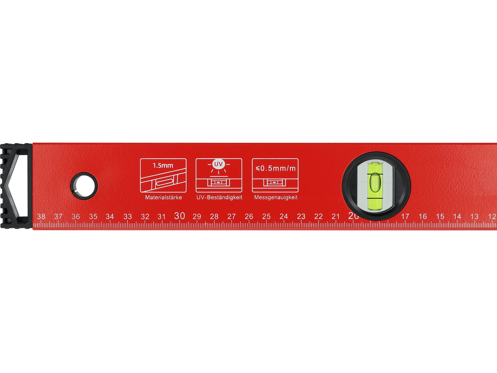 ALUMINIUM SPIRIT LEVEL/ANGLE FINDER, RECTANGULAR, 600 X 400 MM (YT-70746)
