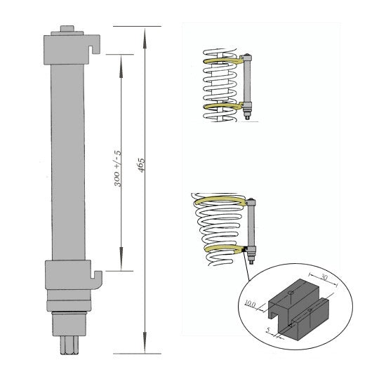 SHOCK ABSORBER SPRING COMPRESSORS | FOR MCPHERSON SUSPENSION (SK078)