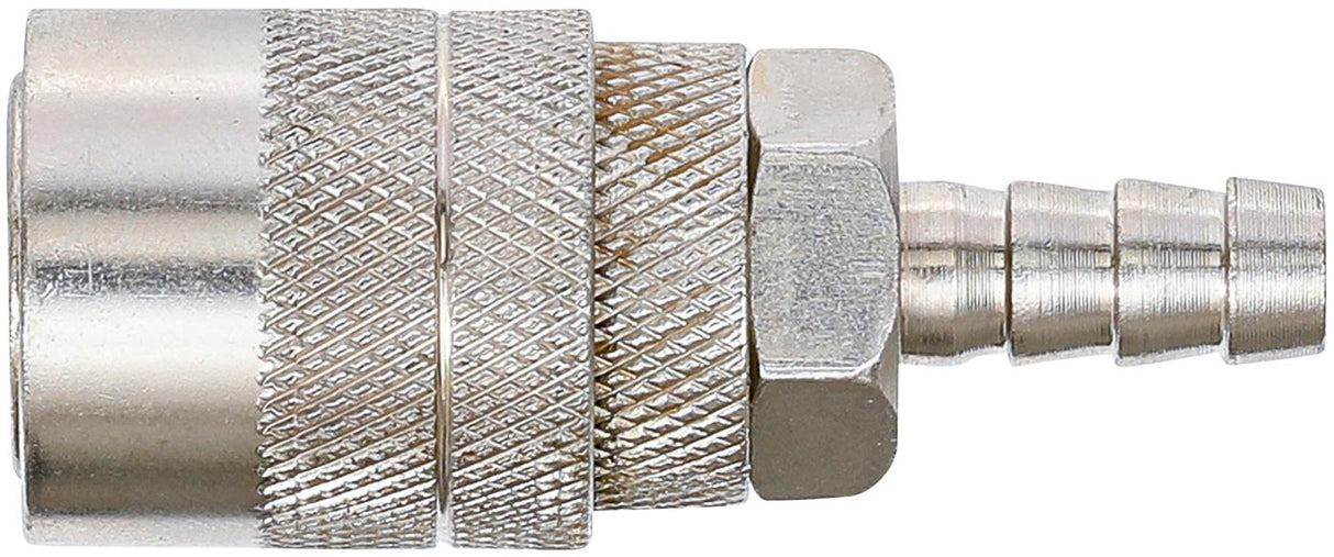 AIR QUICK COUPLER WITH 8 MM (5/16") HOSE CONNECTION | USA / FRANCE STANDARD (7059)