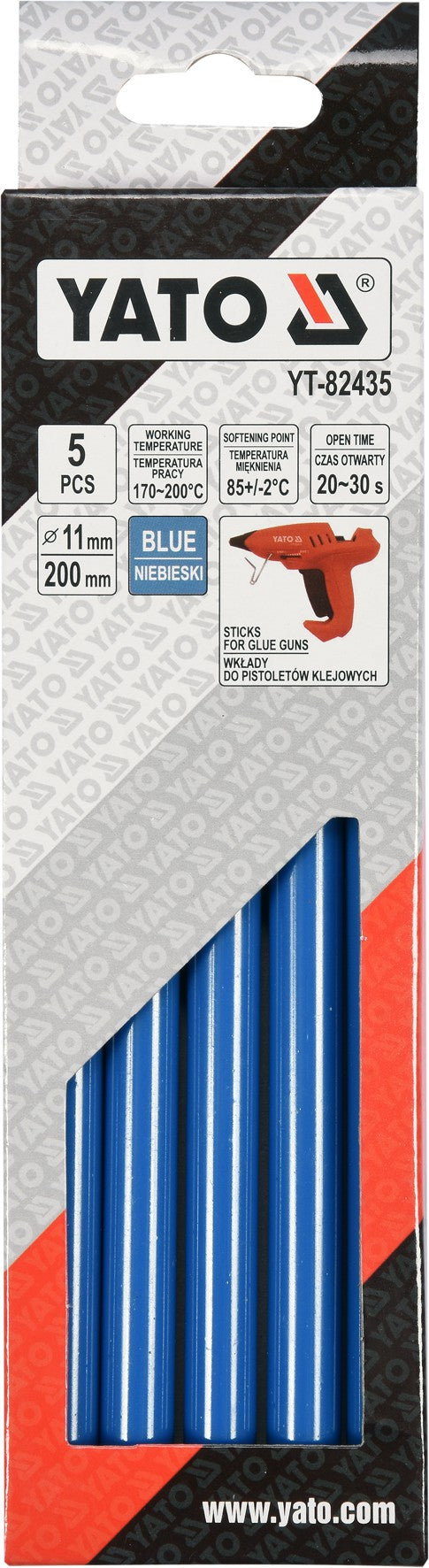 GLUE STICKS 11,2X200MM 5PCS BLUE (YT-82435)