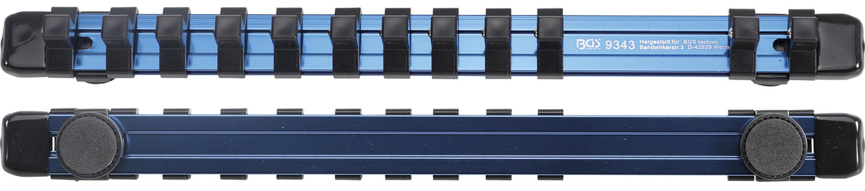 SOCKET HOLDER WITH SQUARE FOR 12 SOCKETS | MAGNETIC | FOR 10 MM (3/8") DRIVE (9343)