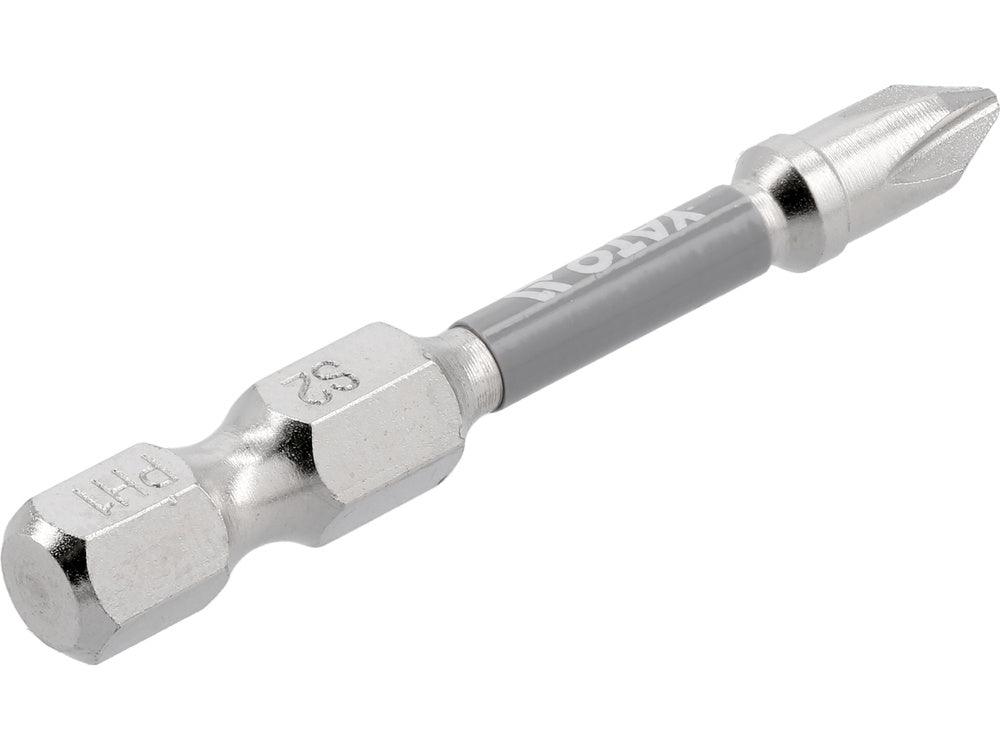 SCREWDRIVER BITS 1/4 50MM PH1 2 PCS NI (YT-78020)