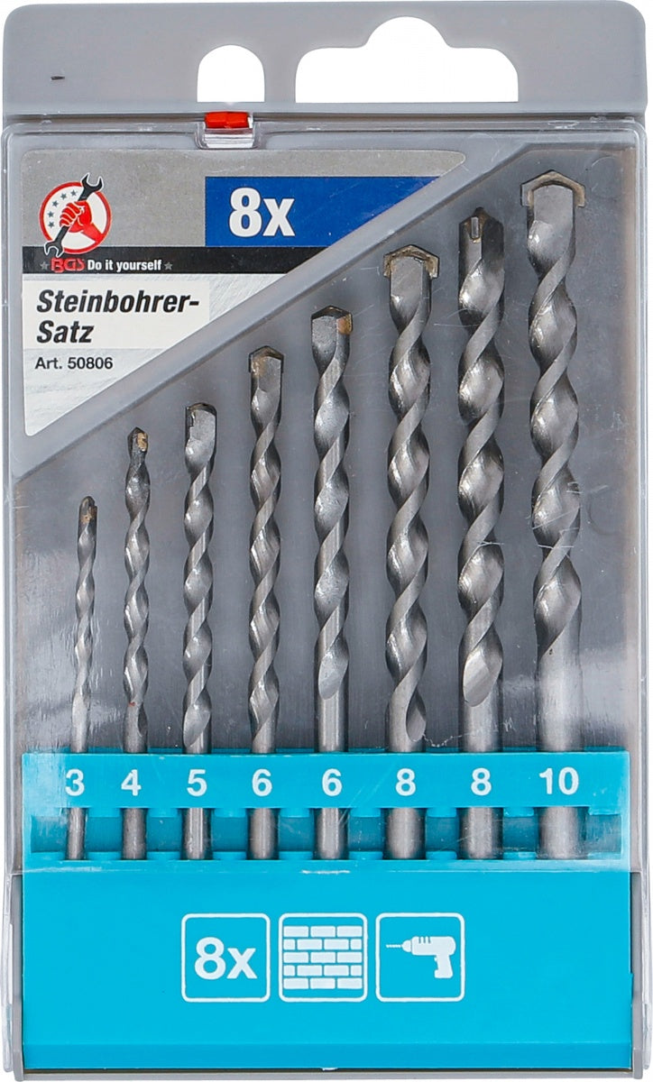 MASONRY DRILL SET | 3 - 10 MM | 8 PCS. (50806)