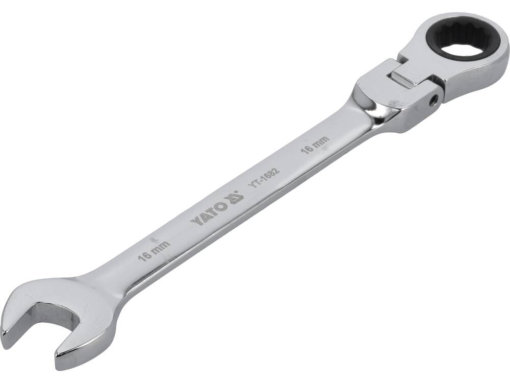 FLEX. RATCHET COMBINATION WRENCH 16MM (YT-1682)