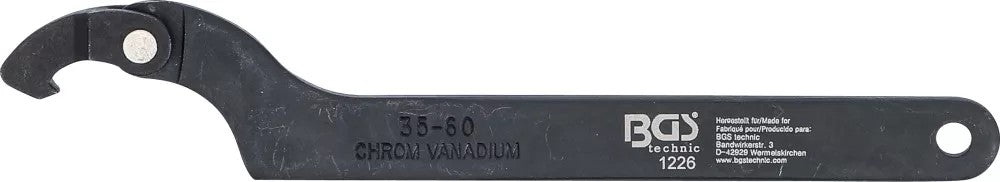 HOOK WRENCH WITH FLEXIBLE JAW (1226)