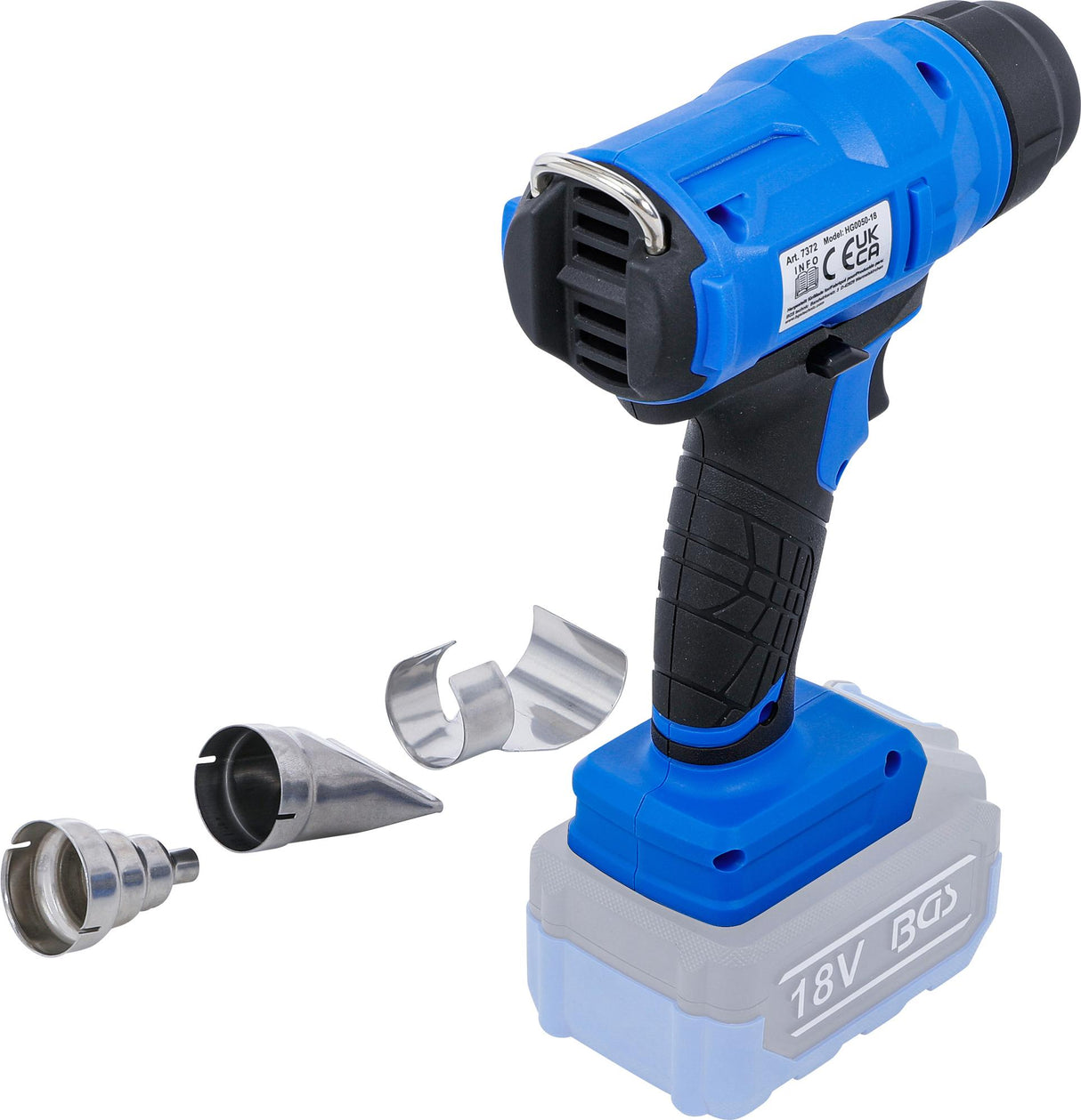 CORDLESS HEAT GUN | 18 V | WITHOUT RECHARGEABLE BATTERY (7372)