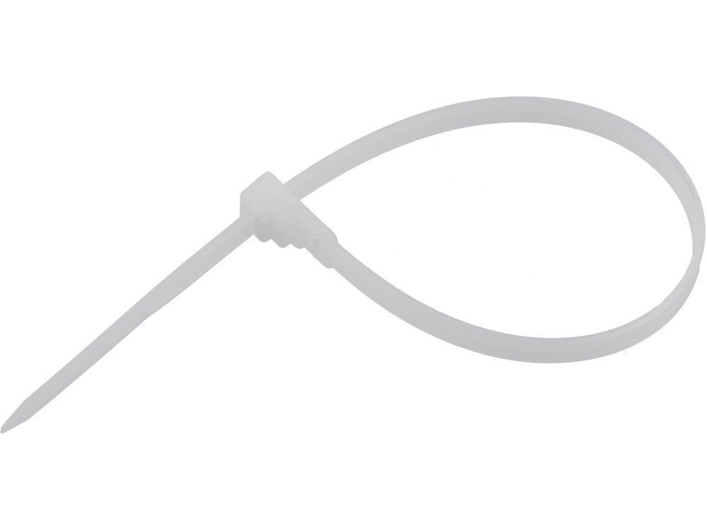 RELEASABLE CAB TIES 4,8X200MM 100PCS WHI (YT-70661)