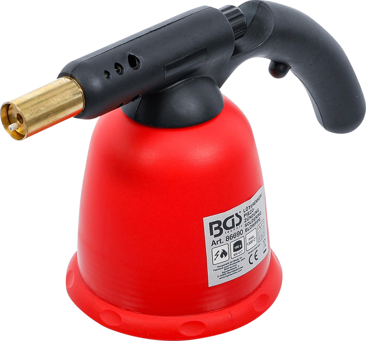 UNIVERSAL CARTRIDGE SOLDERING TORCH | WITH PIEZO IGNITION (86690)