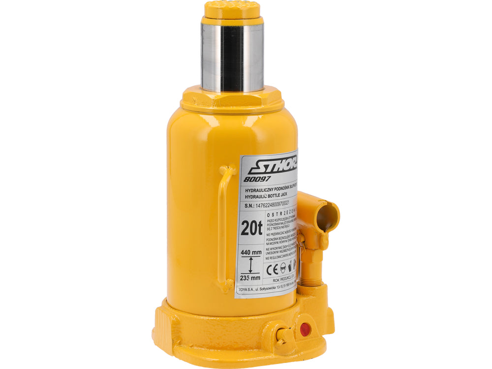 HYDRAULIC BOTTLE JACK 20T (80097)