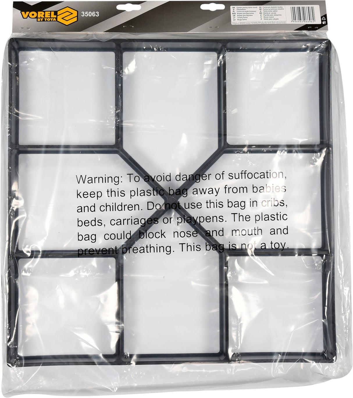 DIY GARDEN PAVING STONE MOULD (35063)