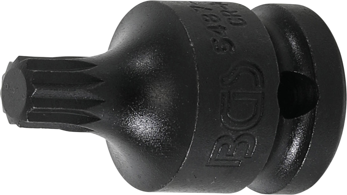 IMPACT BIT SOCKET | 12.5 MM (1/2") DRIVE | SPLINE (FOR XZN) M10 (5487-M10)