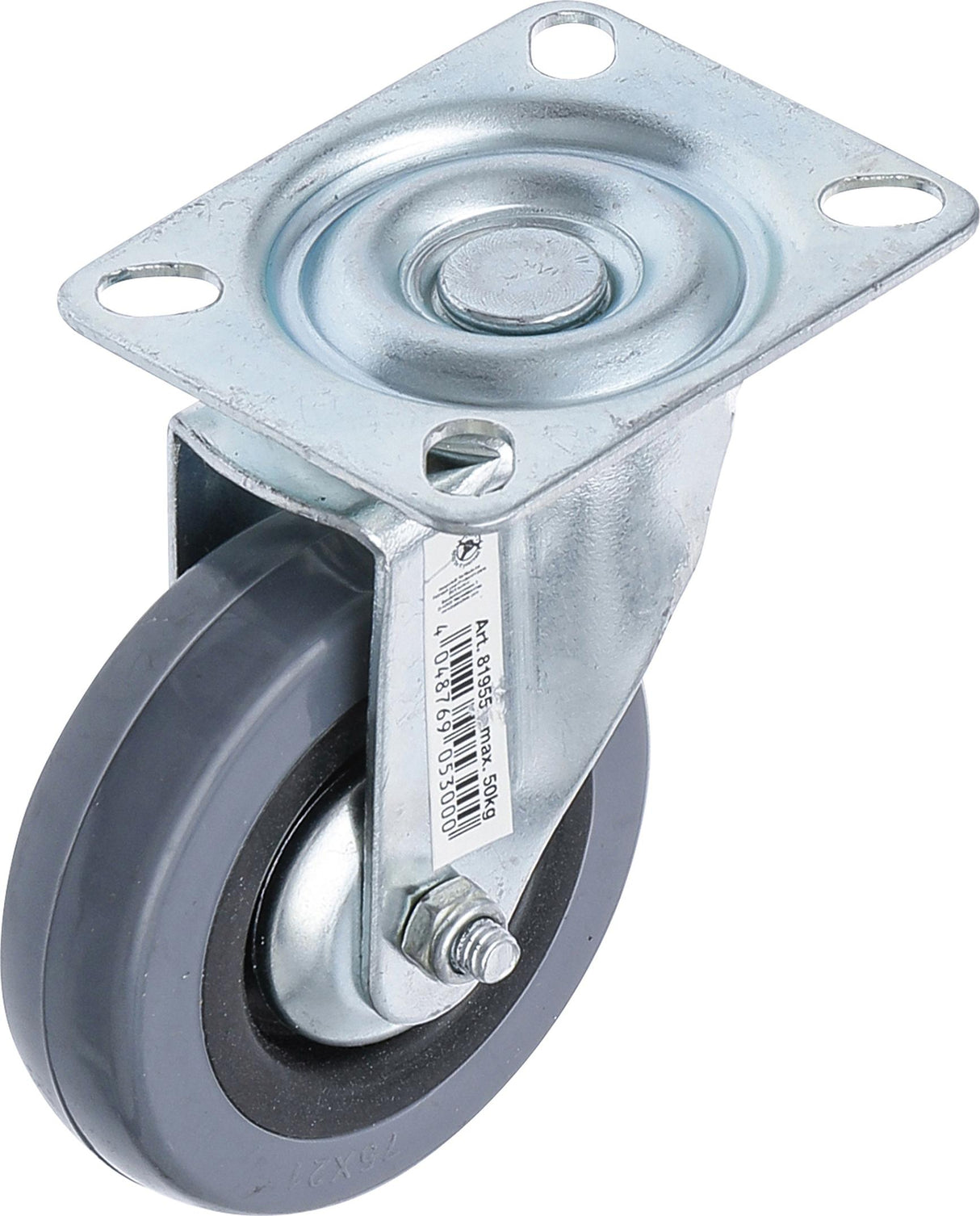 SWIVEL CASTOR | WITH BASE | Ø 75 MM (81955)