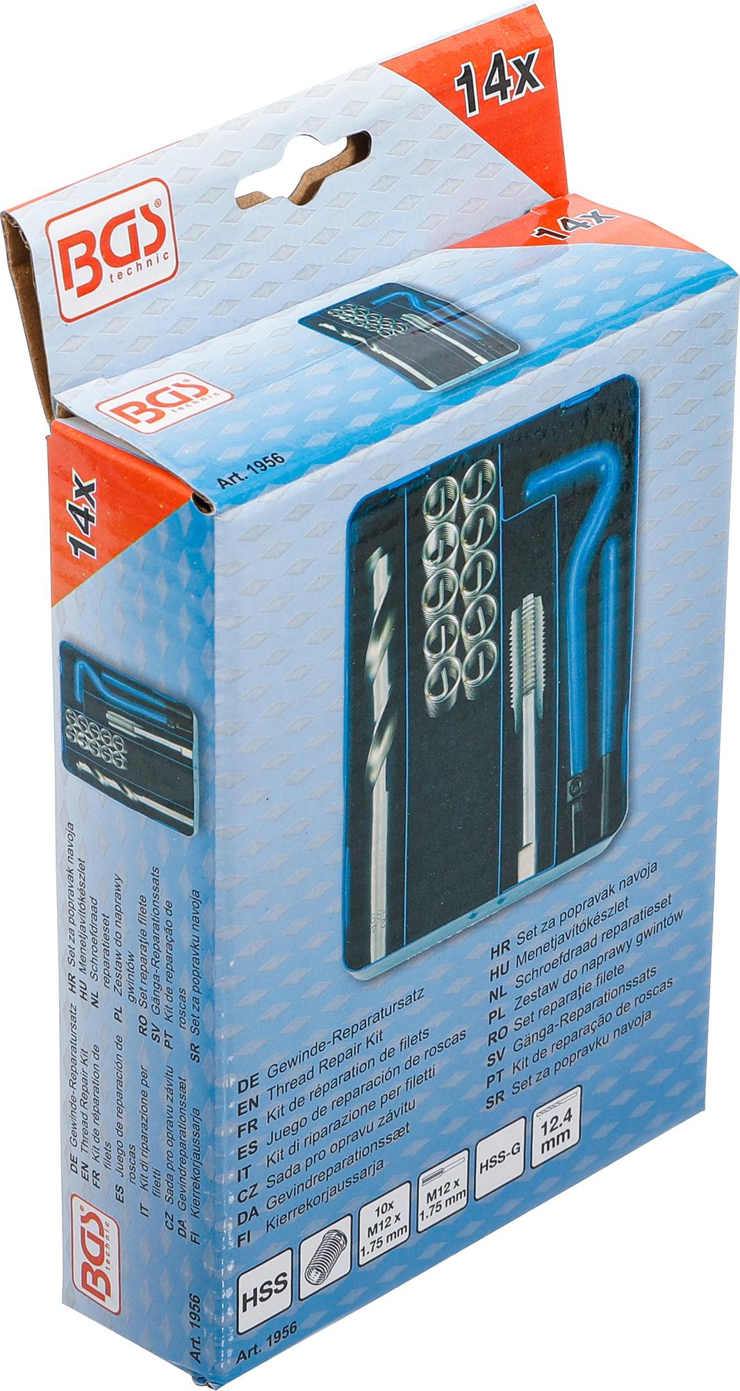 THREAD REPAIR KIT | M12 X 1.75 | 14 PCS. (1956)