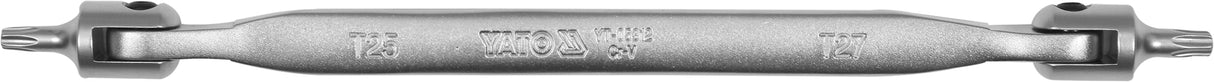 TORX DOUBLE HEAD FLEXIBLE WRENCH T25XT27 (YT-05312)