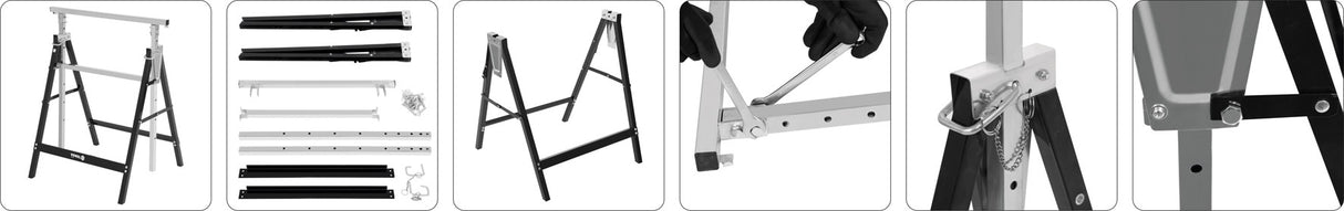 SAW HORSE WITH ADJUSTABLE HEIGHT (29404)