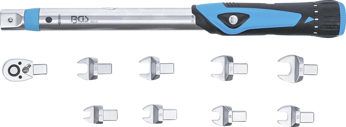 TORQUE WRENCH SET | 6.3 MM (1/4") | 10 - 50 NM | 10 PCS. (2813)