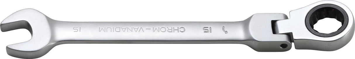 RATCHET COMBINATION WRENCH | ADJUSTABLE | 15 MM (6715)