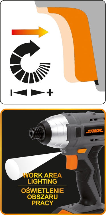 IMPACT SCREWDRIVER 18V + 1 BATTERY (78961)
